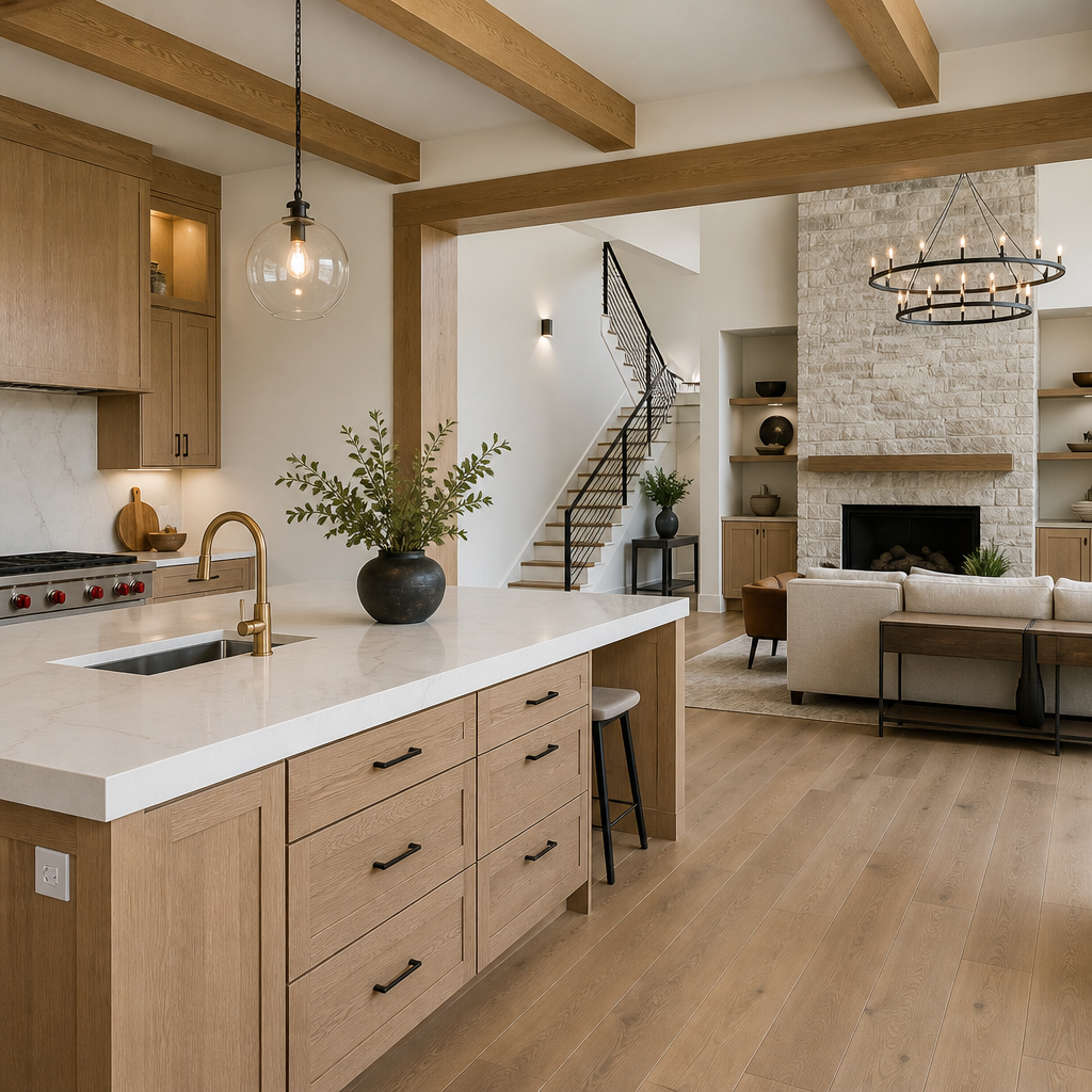 Refined interiors and clean renovation results